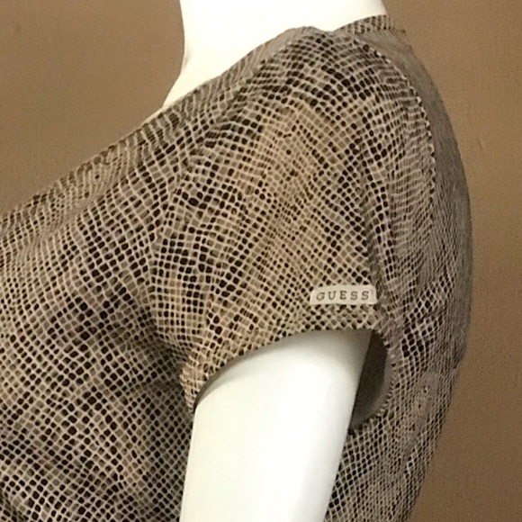 Guess Multicolor Pattern Full Wrap Dress - Picture 5 of 6